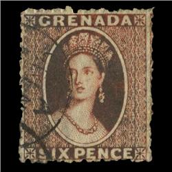 1861 Grenada 6p Postage Stamp Premium (STM-0601)