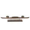 Image 4 : Antique Teak Silk Weft Tool Candle Holder (CLB-144)