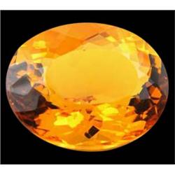 33.20ct Gold Yellow Citrine Natural Appraisal Estimate $6640 (GEM-24780)