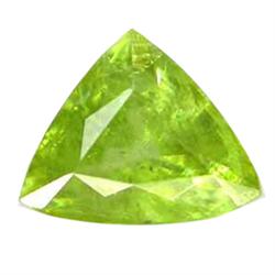 1.35ct Sparkling Natural Trillion Pakistan Green Sphene (GEM-25057)