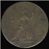 Image 2 : 1775 Colonial Counterfeit George III Farthing RARE (COI-7068)