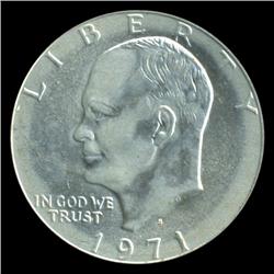 1971S Silver IKE Dollar Coin Uncirculated   (COI-4734)