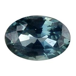 0.30ct ublime Bluish Green Sapphire Oval Facet (GEM-25828B)