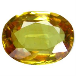 0.90Ct AAA Topfire Natural Yellow Sapphire (GEM-22174A)