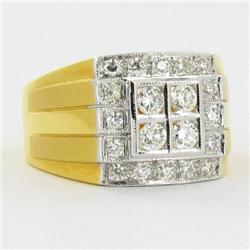 .8ct VVS Diamond Mens New 22k Gold Ring (JEW-1131)