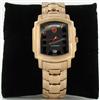 New Lamborghini Swiss Movement Art Deco Tank Style18k/SS Watch Retail $2795 (WAT-145)