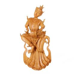 Handcarved Thai Teak Musician Wall Hanging (CLB-251)