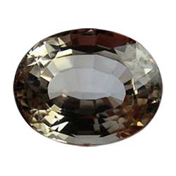 27.75ct Jumbo Rare Unheated Champagne Imperial Topaz Appraisal Estimate $69375 (GEM-24593)