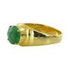 Image 2 : 17ctw Burma Imperial Jadeite Gold Vermeil Ring (JEW-2065)