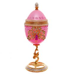 Ornate Gilded Decorated Goose Egg Jewelry Display (ACT-151)