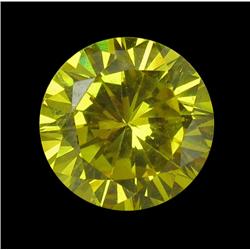 3.64ct Round Yellow Lab Diamond 8mm (GEM-22003F)