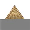 Image 1 : Architectural Antique Gilded Temple Roof Gable (ANT-360)