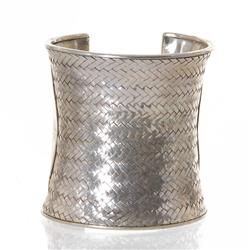 Handmade Hill Tribe Silver Cuff Bracelet (CLB-223)