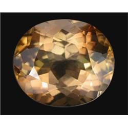 15.57ct Imperial Topaz Oval Unheated Appraisal Estimate $38925 (GEM-19864)