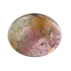 4.32ct Natural Multi Color Tourmaline Cabochon (GEM-26418)