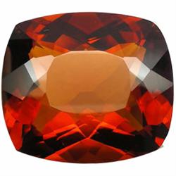 132.0ct AAA Big Madeira Citrine Cushion Dazzling   (GEM-23738)