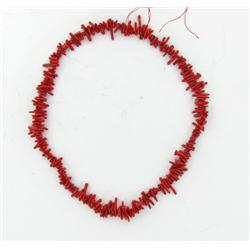 95.3ct Natural Red Coral Drilled 237pcs (GEM-23096)