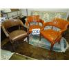 Image 1 : Retro Leather chairs (3x)