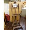 Wooden artist's easel