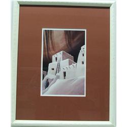 Santa Fe Pueblo Print by Deborah Hyatt