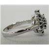 Image 2 : Silver Black Sapphire Ring
