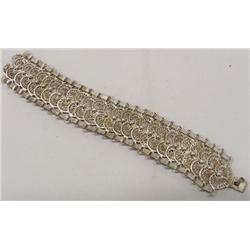 Mexican Silver Filigree Bracelet