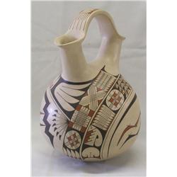 Mata Ortiz Polychrome Wedding Vase by Andres Vega