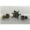 Image 2 : Micro Miniature Horsehair Lidded Baskets & Turtle
