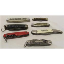 Collection of 7 Pocketknives
