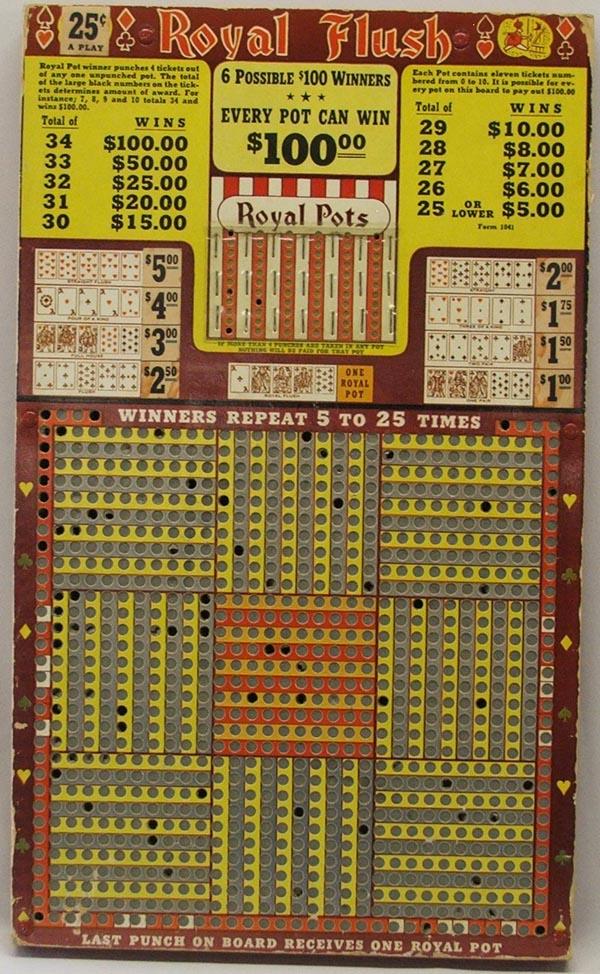 2 Punch Board Gambling Games