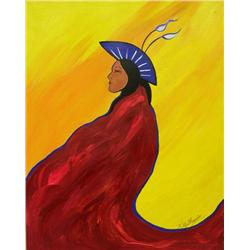 Original Acrylic Painting by Kills Thunder