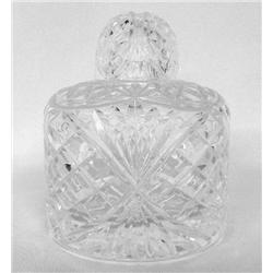 2 Piece Cut Crystal Jar