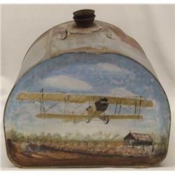 Handpainted Antique Gas Can by New Mexico Artist Hagerlin