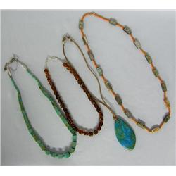 3 Southwestern Pueblo Necklaces Plus