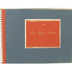 1946 ''See Your West'' Chevron Gas Co. Photo Book