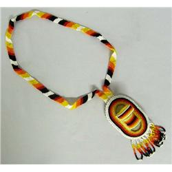 Apache Beaded Necklace w/Cradleboard