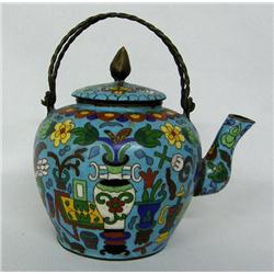 Chinese Cloisonne' Teapot
