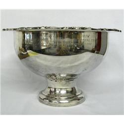Rio Grande Horse Show Silverplate Trophy Bowl