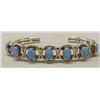 Image 1 : Navajo Sterling Silver and Opal Bracelet