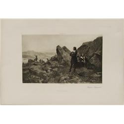 French Fugitive Huguenots Photogravure
