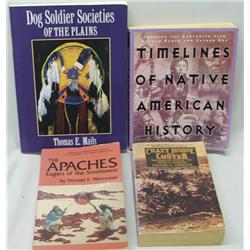 4 Softback Books on Native Americans