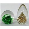 Image 2 : 2 Glass Paperweights