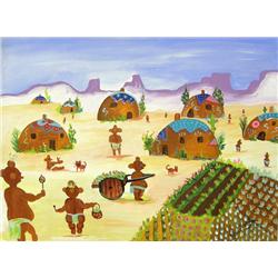 Original Acrylic Painting by Kills Thunder