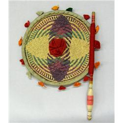 Vintage Woven Mexican Fan
