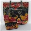 Image 1 : Western Leather Handbag & Matching Clutch Bag