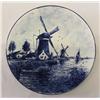 Image 1 : Delft Blue Handpainted Plate 1970s
