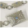 Image 2 : Nickel Silver Turquoise Concho Belt