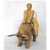 Image 2 : New Mexico Wood Carving Bull & Rider