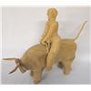 Image 3 : New Mexico Wood Carving Bull & Rider