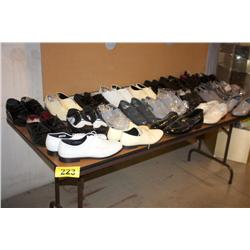 Table Lot of Dress Shoes